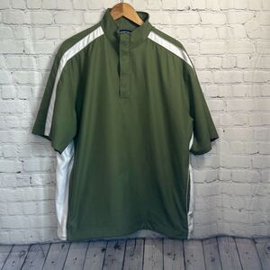 Callaway Mens Large 1/4 Zip Golf Pullover Short Sleeves Jacket Windbreaker Sport